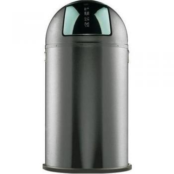 Wesco Pushboy/175 831-13 - Papelera, color gris oscuro [Importado de Alemania]