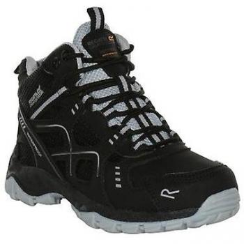 Regatta - Botas de Senderismo Vendeavour para Niños/Niñas, modelo Vendeavour, color acero negro/luz, talla 12 UK Child