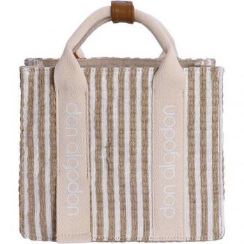 Bolso de mano multiposición Lola blanco con cremallera