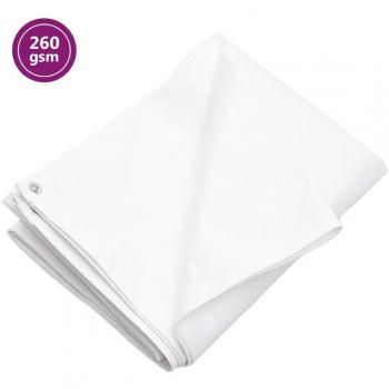 Lona HDPE Día y Noche 260 g/m² 4x6 m Blanco