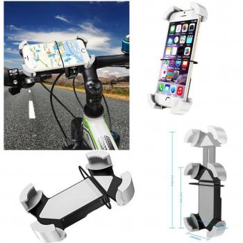 Soporte para Smartphone Rotativo 360° para Manillar de Bicicleta - Máx. 5,5