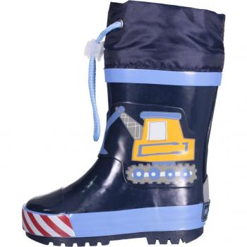Playshoes Kids' Rubber Rain Boots Construction Site