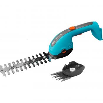 Gardena Tijera de Césped Inalámbrica 18V PowerCut 20 cm Verde, Gris