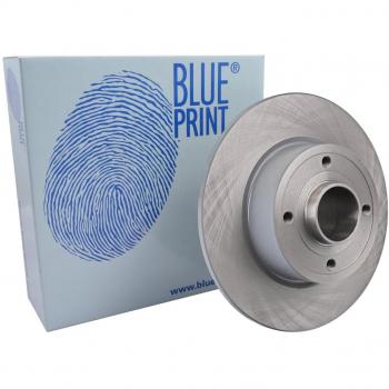 Disco de freno trasero Blue Print ADN143140 pintado sólido sin rodamiento de rueda