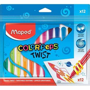 Crayones Twist Color Peps x 12 unidades