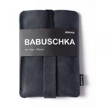 dekoop BABUSCHKA – Funda Piel para iPod, iPhone Negro, Nubuck cuero, Dekoop