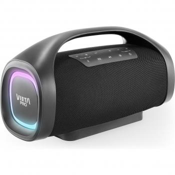 Vieta Pro Thunder Altavoz Portátil con Bluetooth, 150W de Potencia, Sistema de Luces LED, Conexión USB, Resistente al Agua IPX6, Autonomía hasta 24 Horas, Modelo
