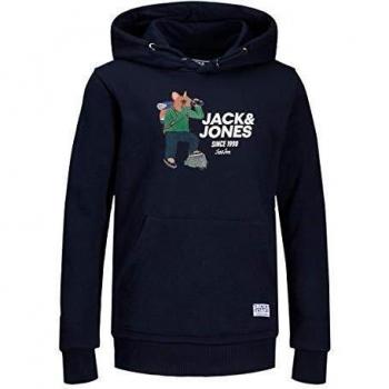Jack & Jones JR - Sudadera con capucha para niño azul 176 cm