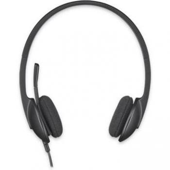 Logitech H340 USB Computer Headset with Microphone - Wired, Lightweight Design
