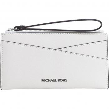 Monedero Michael Kors 35H1STVW2L para mujer - Blanco - Con cremallera y bolsillo frontal - Talla única
