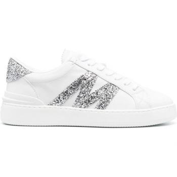 Moncler Women's Monaco White Leather Sneakers Size 40