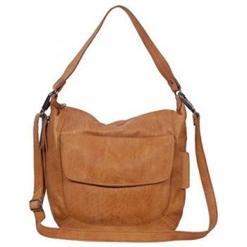 Vilenca Holland 40675 Tan - Bolso al hombro para mujer coñac marrón L39cmxH35cmxB9cm