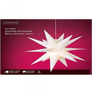 Estrella de Navidad Lumineo Blanco LED 40 cm