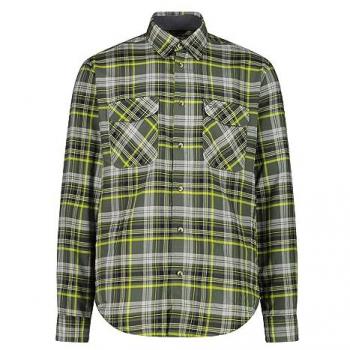 CMP Men's Long Sleeve Outdoor Shirt - Dark Green - Size 54/2XL