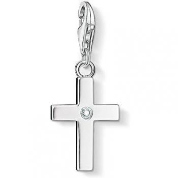 Thomas Sabo Charm con Cierre de Mujer con Plata de Ley 925/1000 con Circónita