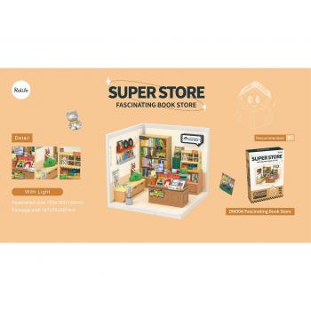 Robotime 3D Miniature Puzzle - Fascinating Book Store