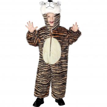 Smiffys Disfraz de Tigre, Incluye Enterizo con Capucha
