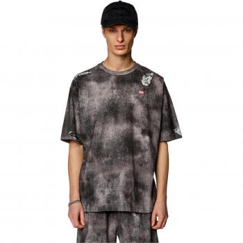 Diesel Men's Short Sleeve T-Shirt - Dark Gray, Size M