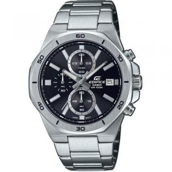 Casio Edifice Classic Standard Chronograph Analog Black Dial Quartz EFV-640D-1A 100M Mens Watch