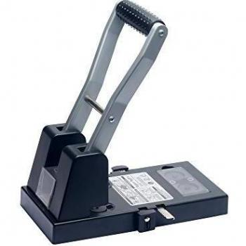 Taladrador q-connect kf18766 negro 2 taladros abertura 10 mm capacidad 100 hojas