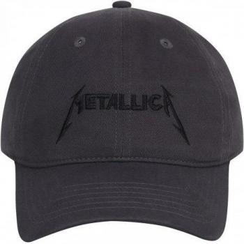 Gorra bordada Metallica amplificada Carbón de leña One Size