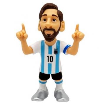Figura de Lionel Messi Argentina 12 cm MINIX MN11735, Coleccionables para Exhibición, Idea de Regalo para Niños y Adultos, Fans de Fútbol, Multicolor