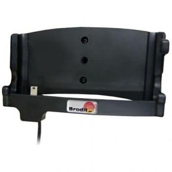 Brodit Soporte activo para Navigon 8110, soporte para coche Brodit con conexión para encendedor de cigarrillos