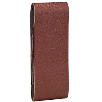 Bosch 2 609 256 206 - Juego de hojas de lija de 3 piezas para lijadora de banda, calidad roja