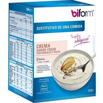 Biform Yogurt Custard with Cereals and Fruit - Meal Replacement (6 Sachets)