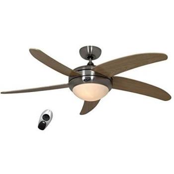 CasaFan 9513292 Elica BN-WN - Ventilador de techo con luz y mando a distancia