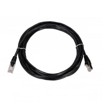 Extralink EX.7621 Cable de Red Negro 3 m Cat5e F/UTP (FTP)