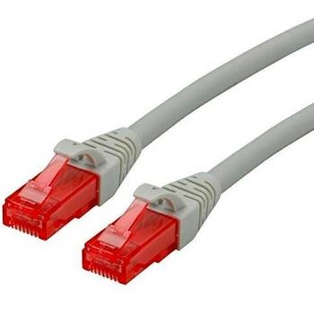 ROLINE Cat6 0.5m Cable de Red U/UTP Gris