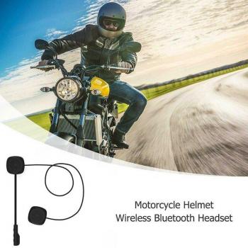 Intercomunicador inalámbrico Bluetooth 5.0 para casco de motocicleta con altavoz integrado