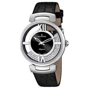 Reloj Candino Lady Elegance C4530/2 de piel color negro