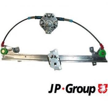 Elevador de ventana JP GROUP 1288100170, tipo eléctrico, compatible con vehículos específicos, incluye motor y mecanismo de elevación, fácil instalación