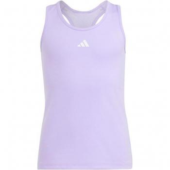 Camiseta adidas TechFit Niña Morado - Modelo de Fitness para Chicas