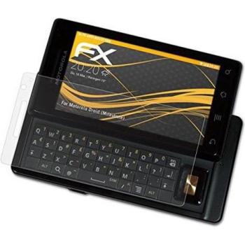 Protector de Pantalla ATFOLIX FX-Anti-Reflejos para Motorola Milestone - Transparente y Resistente a Rayones