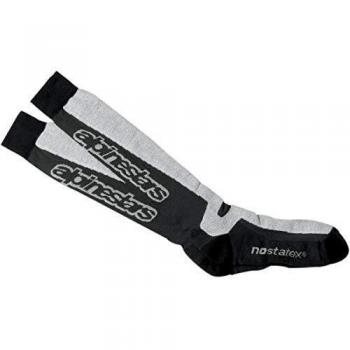 Alpinestars Thermal Tech - Calcetines térmicos transpirables, perfectos para botas de competición LXX BLACK GRAY