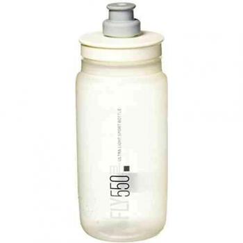 Elite Fly - Botella Transparente de 550 ml, Color Gris