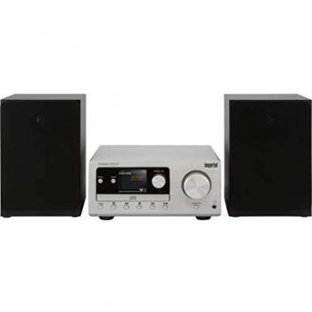 Imperial DABMAN i300 CD híbrido Micro Sistema Hi-Fi Dab+ FM Radio de CD Player Bluetooth Ecualizer 2 x 20 W B-Ware, Color: Plateado y Negro