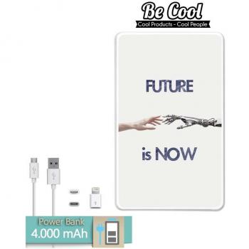 Becool® - Batería Externa Power Bank 4000 mah + Gratis 1 cable USB-MicroUsb