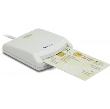 Digicom 8E4479 USB 2.0 Blanco lector de tarjeta inteligente - Lector de tarjetas de memoria