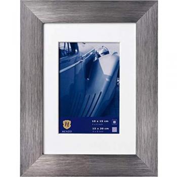 Marco de Fotos Henzo Luzern 15x20 Aluminium Gris Acero