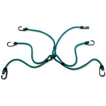 Master Lock 3105EURDAT Cuerdas elásticas Pulpo con 6 Ganchos Gancho Invertido, optimas para Sujetar Cargas Pequeñas, Camping, Mudanzas, Verde