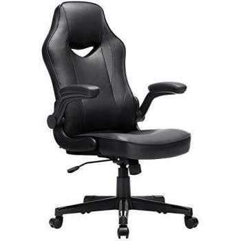 Silla de Oficina Ergonómica Giratoria con Reposabrazos Plegables, Altura e Inclinación Ajustables, Capacidad 150 kg, Disponible en Negro, Camuflaje y Gris