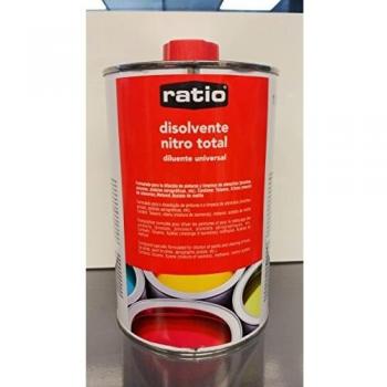 Disolvente Universal Nitro Total Ratio 1 Litro - Pack de 12 Unidades
