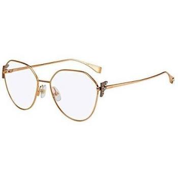 FENDI Ff 0389/g, Monturas De Gafas Niño, Gold Copp