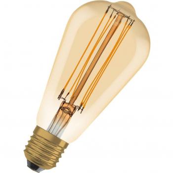 Ledvance Vintage 1906 LED E27 Pera Oro 5.8W - 822 Luz muy Cálida | Regulable