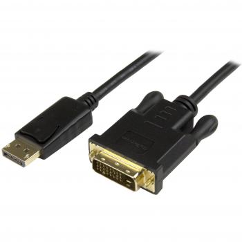 StarTech.com DP2DVI2MM3 - Adaptador DisplayPort a DVI, 91 cm, Color Negro