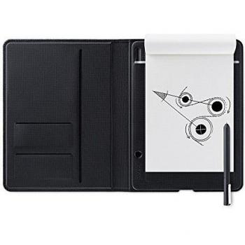 Wacom Bamboo Folio - Cuaderno Digital Inteligente con Funda para Documentos, Color Gris, Bamboo Folio A4